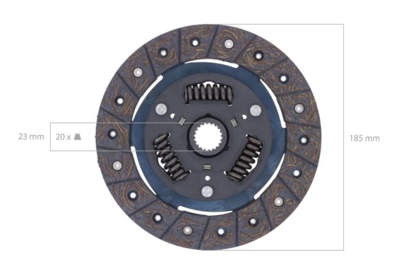 Kit de embrague Iseki TU1400, TU1500, TU1600 20 splines - Imagen 5