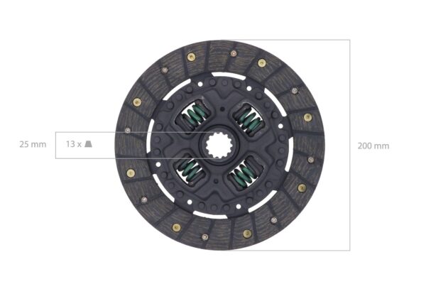 Kit de embrague Iseki, Landhope, TU180, TU185, TU200, TU205, TE3210, TL1900, TL1901, TU, TS, 3025 - Imagen 5