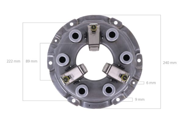 Kit de embrague Kubota L1500, L175, L200, L210 - Imagen 2