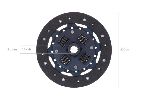 Kit de embrague Mitsubishi MT1801, MT2001, MT2201, MTE2000, MT210, MT250 - Imagen 5