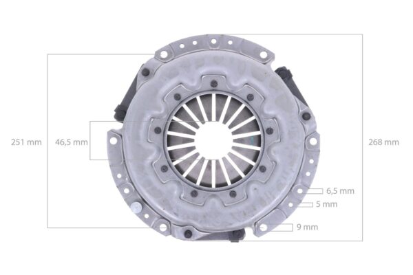 Kit de embrague Yanmar YM336, YM2610, YM2620, YM2820, YM3110, YM3220, YM3810, F255, F265, FX26, FX28, FX32, FX255, FX265, - Imagen 2