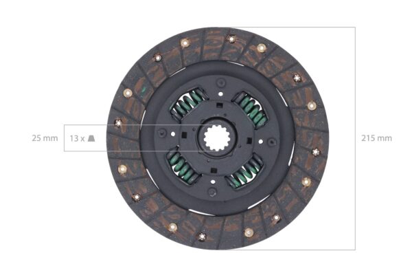 Kit de embrague Yanmar YM336, YM2610, YM2620, YM2820, YM3110, YM3220, YM3810, F255, F265, FX26, FX28, FX32, FX255, FX265, - Imagen 5