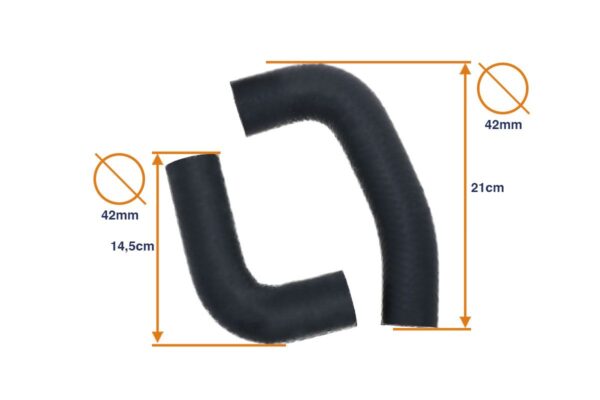 Kubota manguito de radiador conjunto B7000, B7001, B7100, B6001, B6100 - Imagen 2