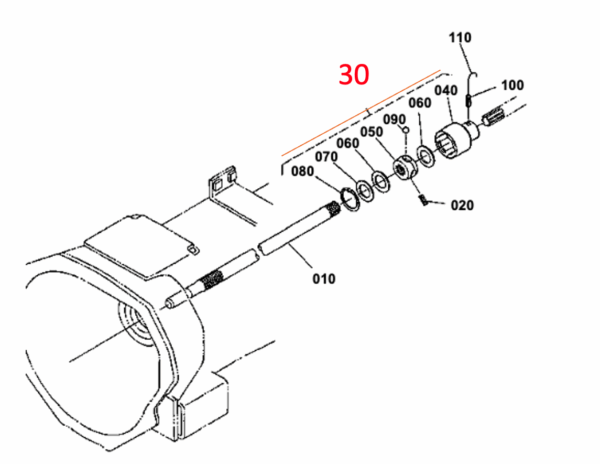 Kit de junta bola kit Kubota B4200, B5000, B5001, B6000, B6001, B7000, B7001 - Imagen 4