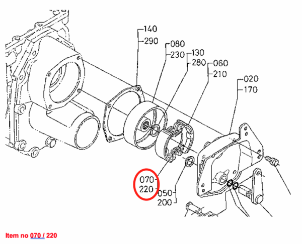 Resorte de Zapata de freno Kubota B-Types, Zen Noh ZB-Types, - Imagen 2