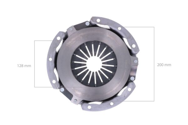 Disco de presión de embrague 8” Kubota, A, B-Types, Hinomoto, Shibaura, Yanmar F, FX, YM-Types, Mahindra John Deere, 650, 750, Case IH, Mitsubishi, Allis Chalmers, Etc., - Imagen 2