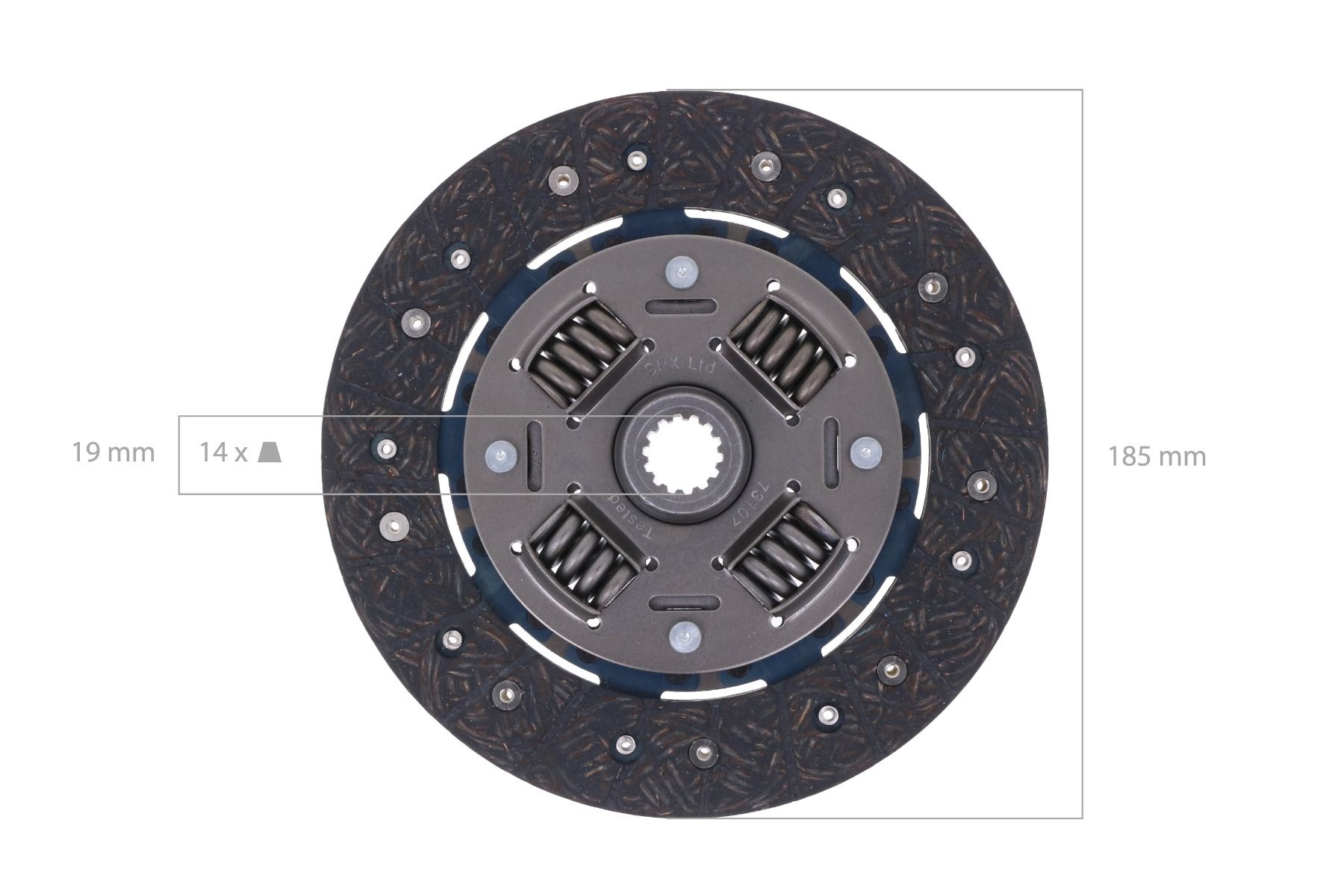 Placa de embrague Hinomoto, Iseki, Kubota, Mitsubishi, Suzue
