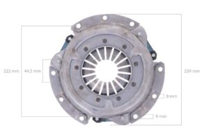 Placa de presión Iseki Sial, TF, TU, 3015, 3020, Kubota, Aste, B-1, B-serie, Hinomoto C, CX, Mitsubishi, D1300, D1500, Shibaura, Ransomes, etc.
