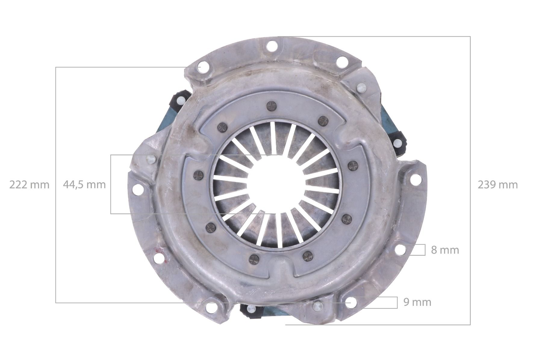 Placa de presión Iseki Sial, TF, TU, 3015, 3020, Kubota, Aste, B-1, B-serie, Hinomoto C, CX, Mitsubishi, D1300, D1500, Shibaura, Ransomes, etc.