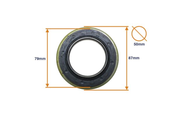 Sello de husillo 4WD Iseki TA-, TK-Types, 50-, 51-Types, Massey Ferguson Agco, Challenger, - Imagen 2