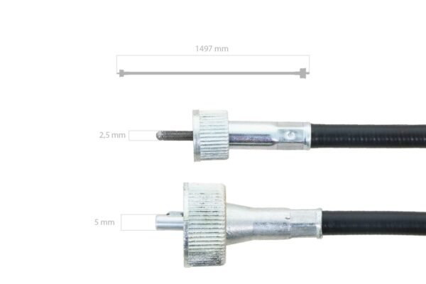 Cable contador horas Iseki TF-, TH-, TM-, TS-Types, Massey Ferguson 1210, 1220, 1225, 1230, 1233, 1235, 1519, 1520, 1523, 1525, 1526, 1528, 1531, 1533, Bolens, Etc., - Imagen 4