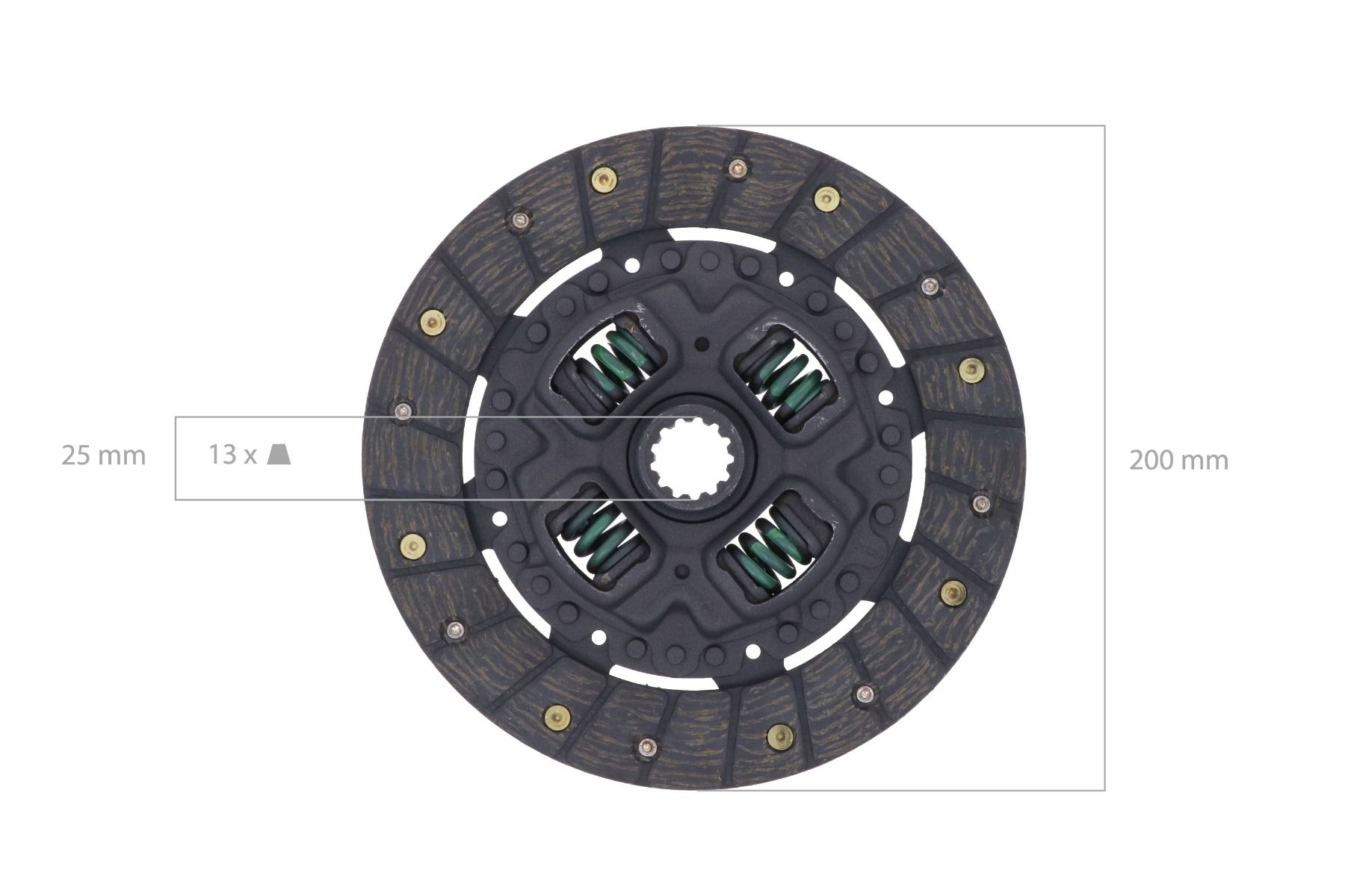 Placa de embrague Iseki TE, TS, TL, TU, Yanmar YM, F, FX, Hinomoto E, Bolens,