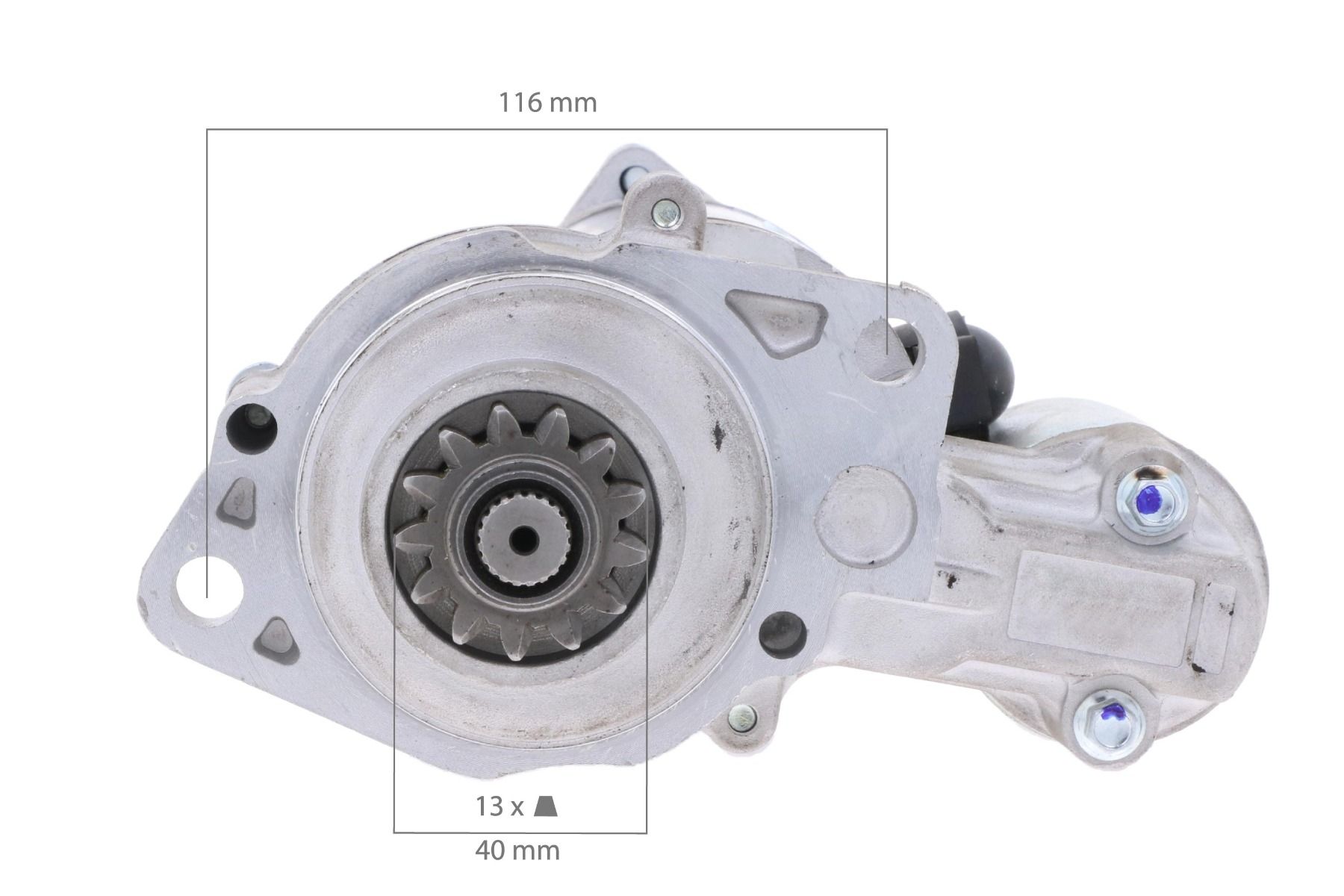 Motor de arranque Mitsubishi, Iseki TU, TX, Case IH, Cub Cadet, Mahindra, Terex,  Weidemann,