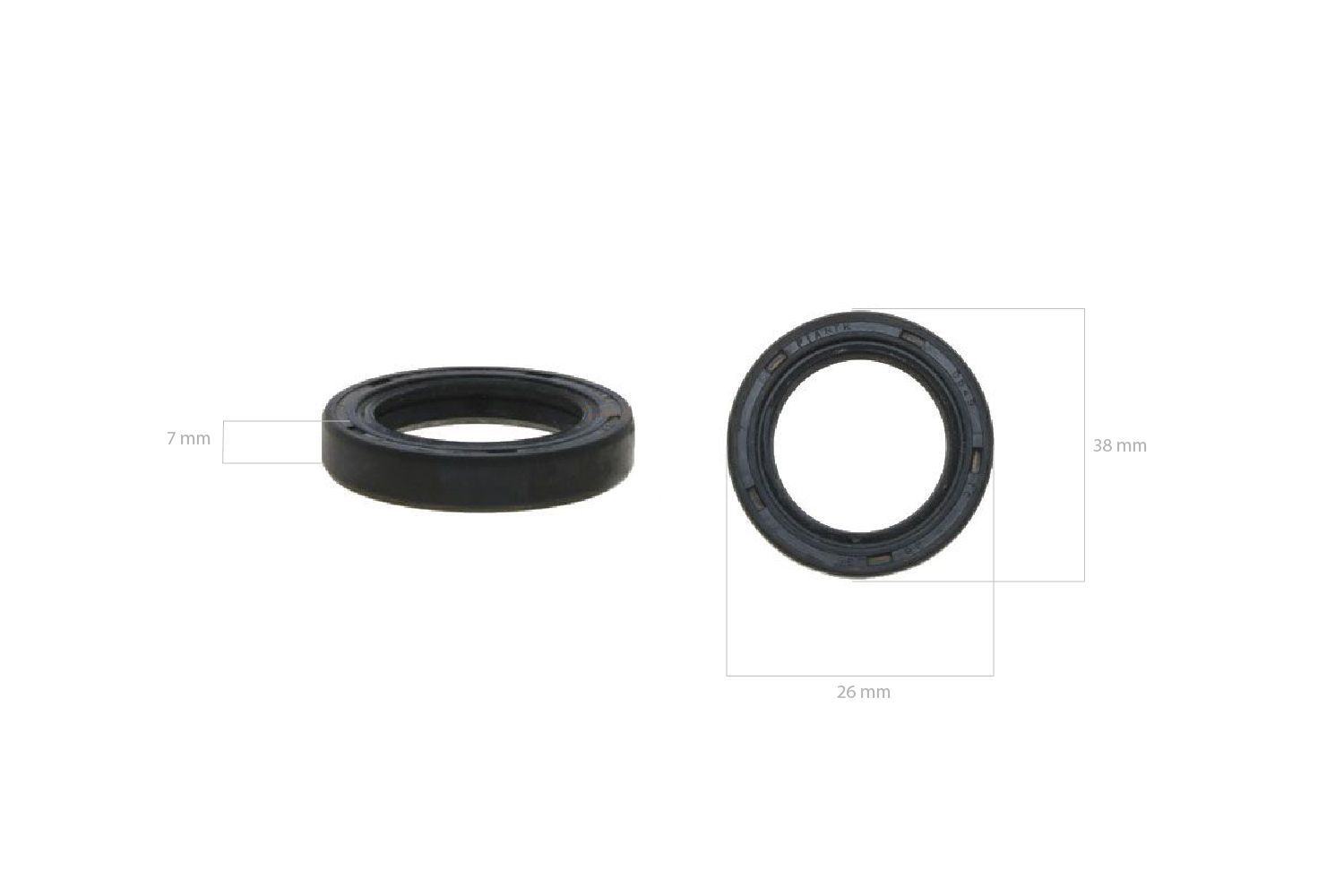 Conjunto de rección Retén Yanmar F17, FX17, YM-Serie, Kubota B-Serie, L-Serie, John Deere 650, 670, 750, 770, 790