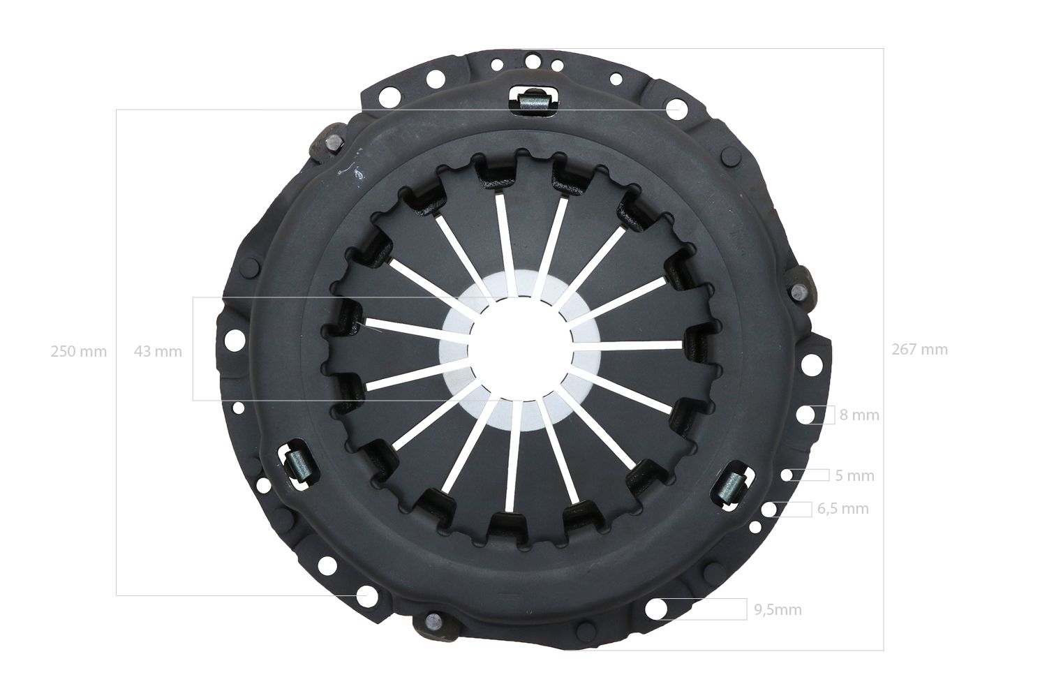 Placa de presión Kubota SATURN, X20, X24, L2201, L1802, L2002, L2202, L2402, L245