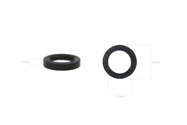 Conjunto retén eje trasero 4WD Iseki tipos TE, TL, Bolens G274, 2704, - Imagen 2
