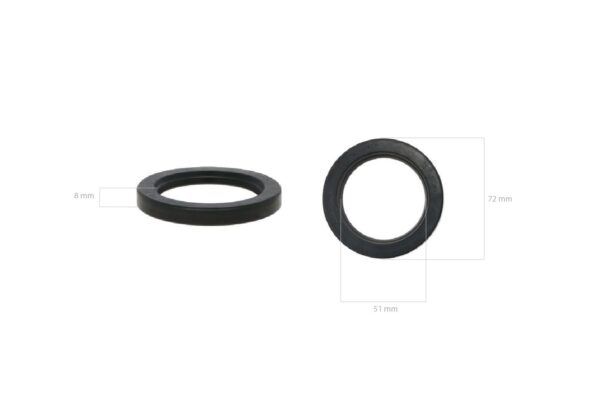Conjunto retén eje trasero 4WD Iseki tipos TE, TL, Bolens G274, 2704, - Imagen 4