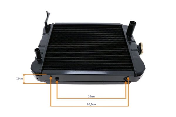 Radiador Iseki TL1900, TL2100, TL2300, TL2500, TL2700, TE4270, TE4350 - Imagen 5