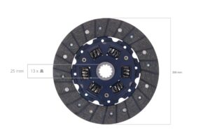 Placa de embrague Iseki TF, TL, TS, TU, Hinomoto, Massey Ferguson, Bolens, Yanmar, Shibaura, White,