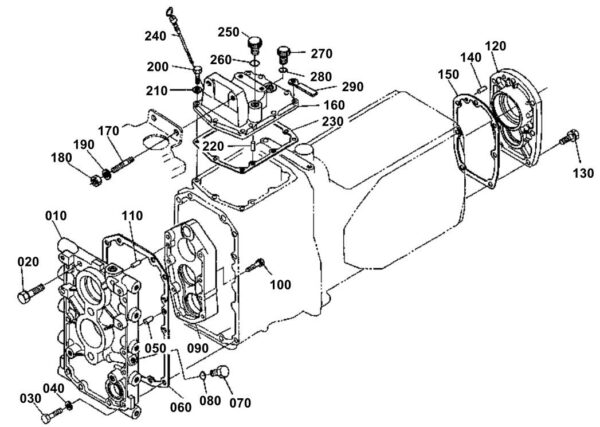 Junta tapa de cambios Kubota - Imagen 2