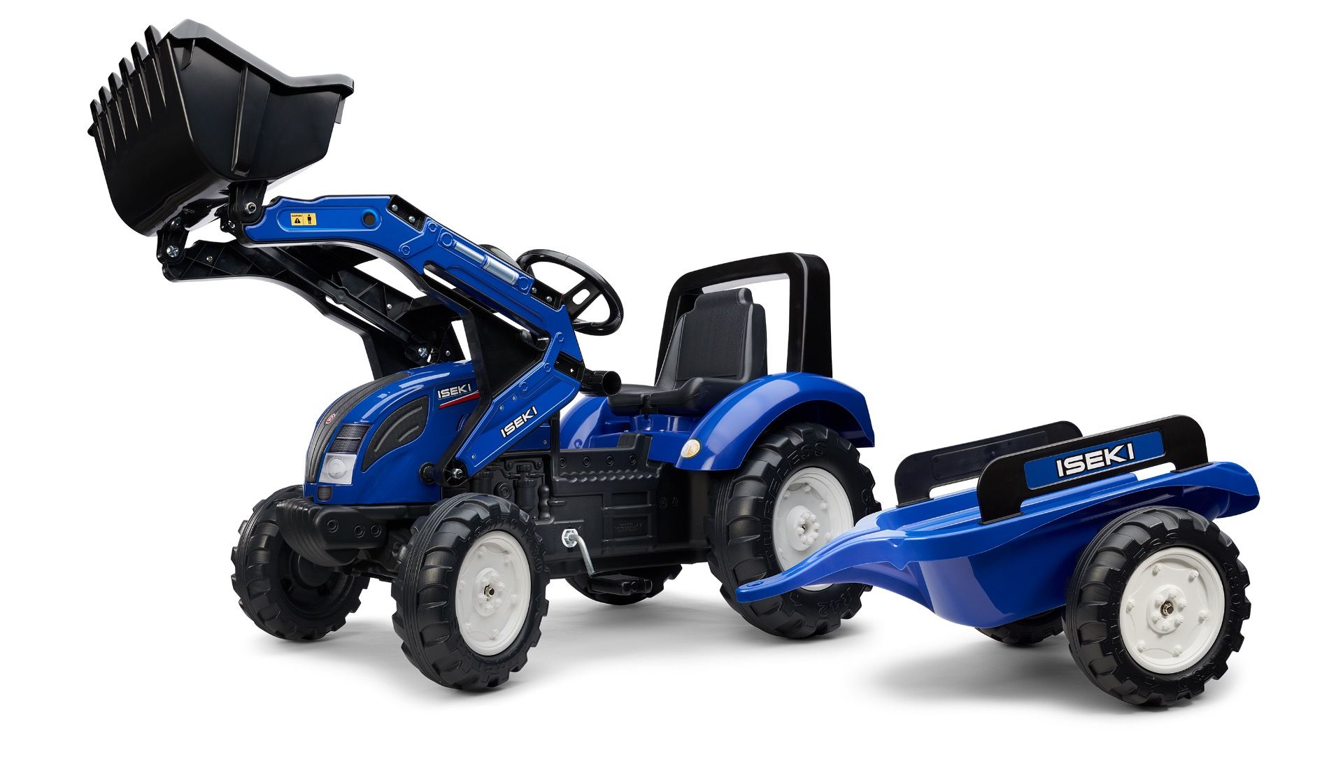 Iseki Tractor de pedales con remolque y cargador frontal 3 A 5 Años
