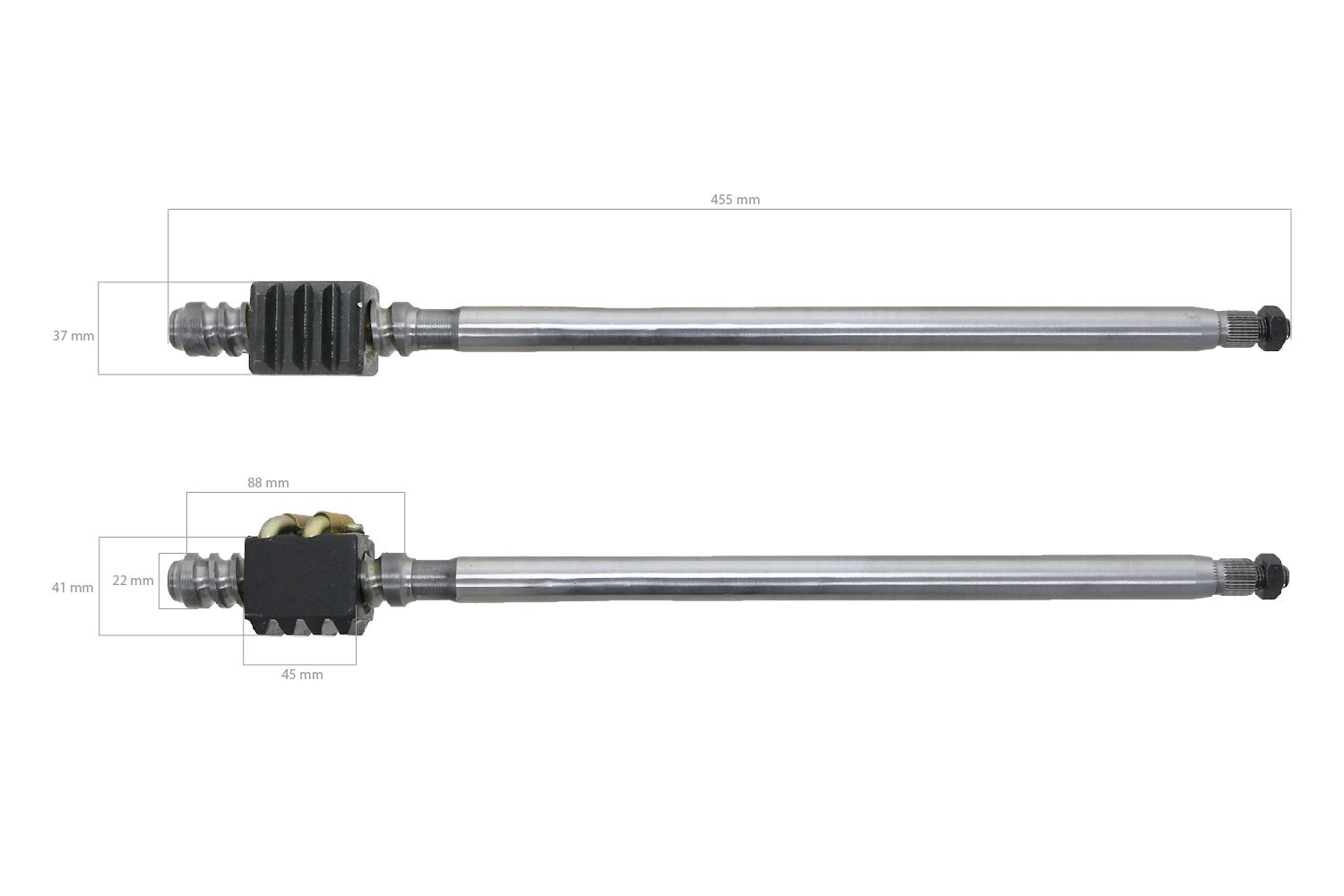 Eje de direccion Iseki TX1300, TX1500, TX2160