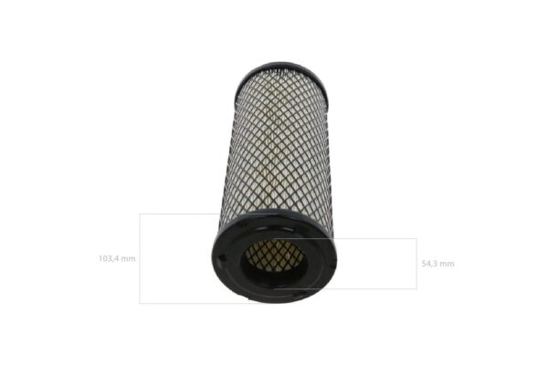 Filtro de Aire Iseki AT, ATK, SF, SFH, SL, SZ, Sial, Hunter, TF, TG, TH, TLE, TM, Massey Ferguson, 1230, 1235, 1525, 1526, 1528, 1529, 1531, 1532, 1533, 1540, 1635, 1755, FC23, - Imagen 2