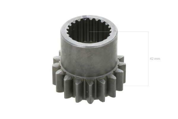 Pinon 17T X 22 estrías Kubota tipo L, Kioti / Daedong L2203, LK2554, - Imagen 2