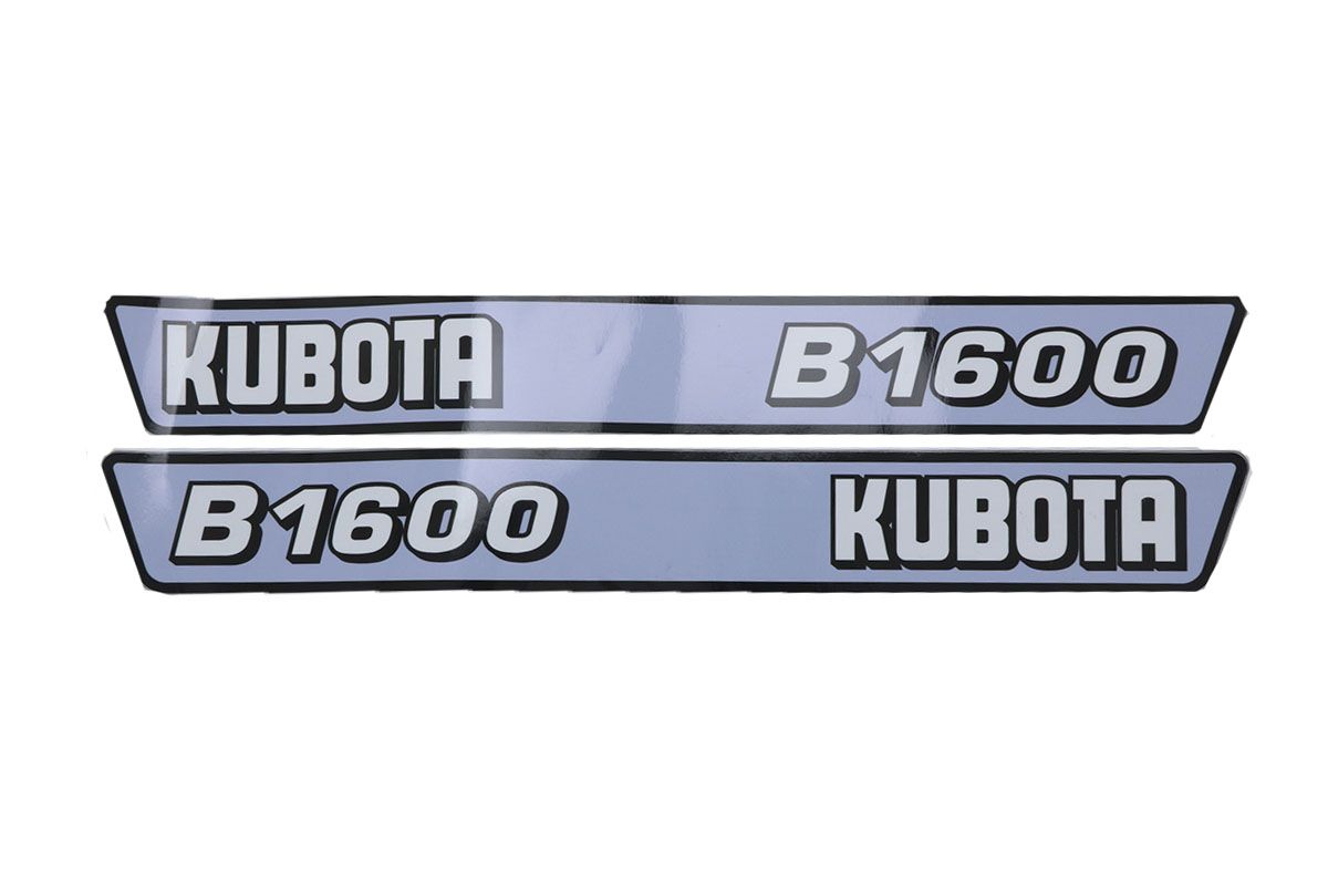 Adhesivos capo conjunto Kubota B1600
