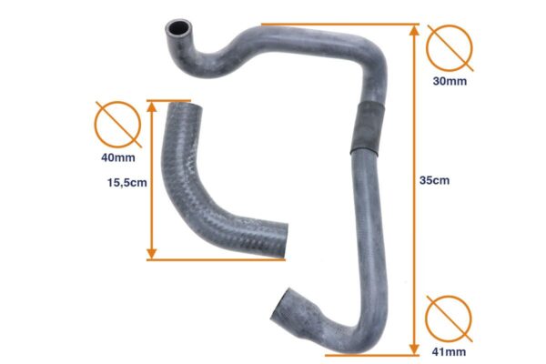 Conjunto manguito de radiador Iseki TU180, TU200, TU220, TU240 - Imagen 2