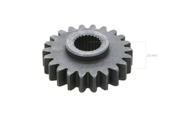 Pinon 22T x 24Splines Kubota B5000, B5001, - Imagen 2