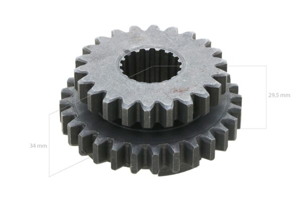Pinon Kubota 22TX28T 18 splines - Imagen 2