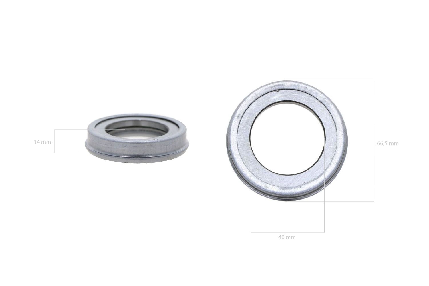 Placa de presión rodamiento Iseki TX145, TX155, TX1210, TX1410, TX1510, TX2140, TX2160 63,5x40x14