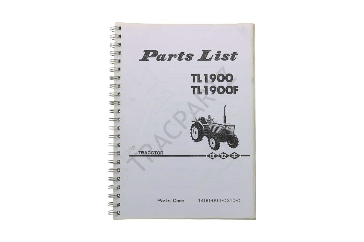 Iseki Catálogo de piezas TL1900 (japonés)