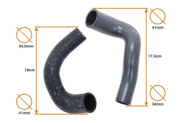 conjunto manguito de radiador Iseki, Bolens TX1000, TX1300, TX1500, G152, G154, G172, G174 - Imagen 2