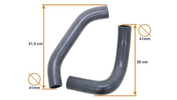 Conjunto manguito de radiador Shibaura P19, P21 - Imagen 2