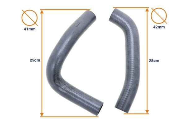 Conjunto manguito de radiador Shibaura D26, D28, - Imagen 2