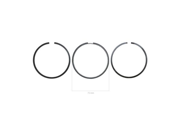 Segmentos Pistón 3TNA72 Para pistones con marca de válvula - Imagen 2