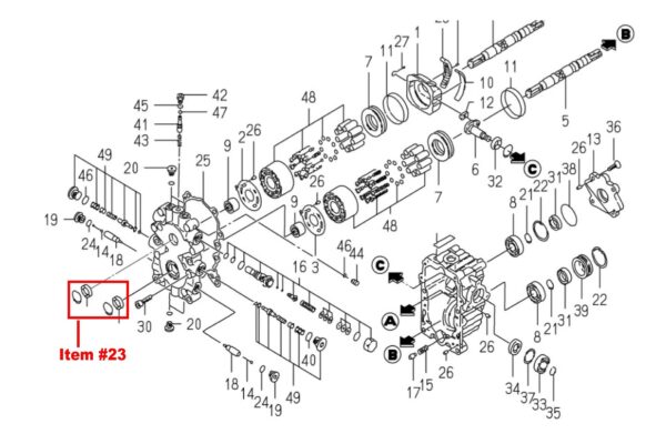 Reten Iseki, Massey Ferguson, Yanmar, Branson / Kukje, Cub Cadet, - Imagen 5
