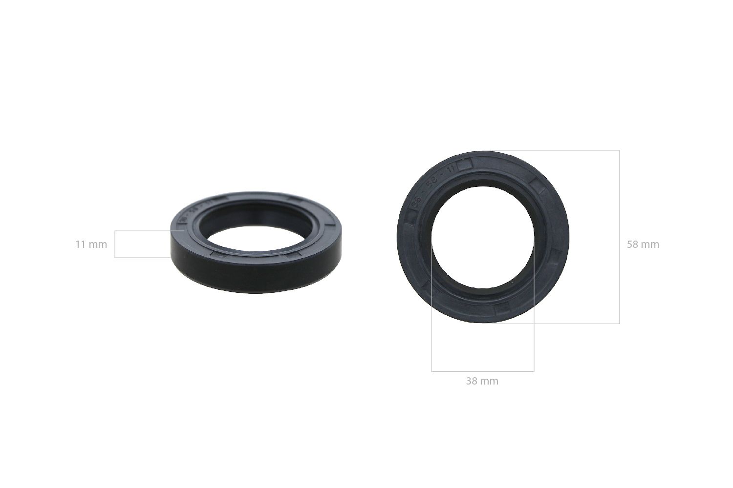 Reten PTO YM1500, Eje Delantero, YM1700, YM2000, Eje de freno, YM195, YM240, YM1600, YM1700, YM1900, YM2000