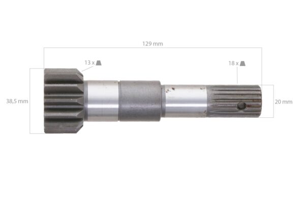 Iseki Caja de cambios del eje de entrada TU, TX, Bolens, G154, G174 OEM - Imagen 2