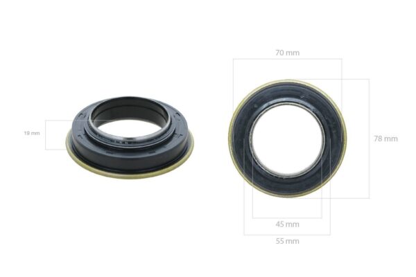 Buje 4WD Iseki, TA-, TG-, TH-, TLE-Types, Massey Ferguson - Imagen 4
