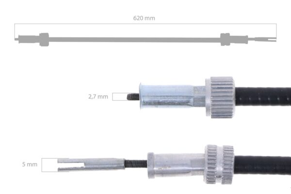 Cables cuentahoras Kubota B1-14, B1-15, B1-16, B1-17 - Imagen 3