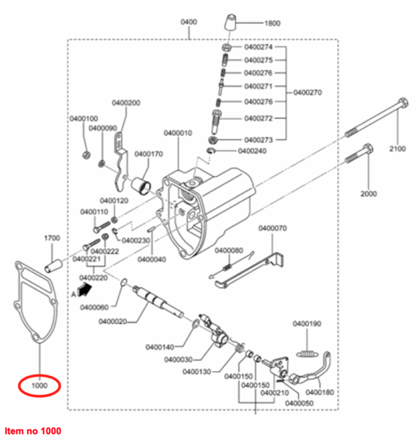 Junta de carcasa del reguladori Mitsubishi, S3L, S3L2, S4L, S4L2, Captain, Startrac, Etc., - Imagen 2