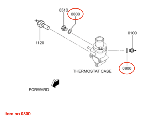 Sello unido 16mm Mitsubishi, S3L, S3L2, S4L, S4L2, Captain, Startrac, Etc., - Imagen 3