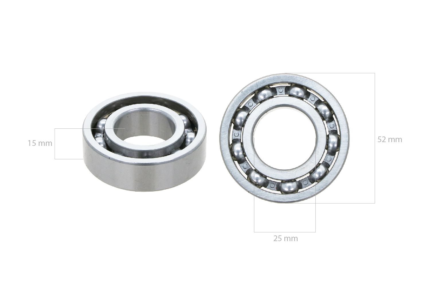 Cojinete 6205 Captain, Startrac, Iseki, Avenger, Preet, Kubota, Kioti, LS, VST, Yanmar, Etc.,