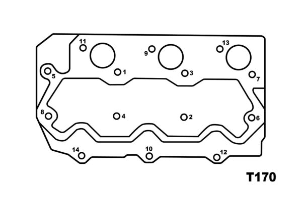 Junta de culata Perkins/ Shibaura S753, Perkins 103-10, Caterpillar 3003, - Imagen 2