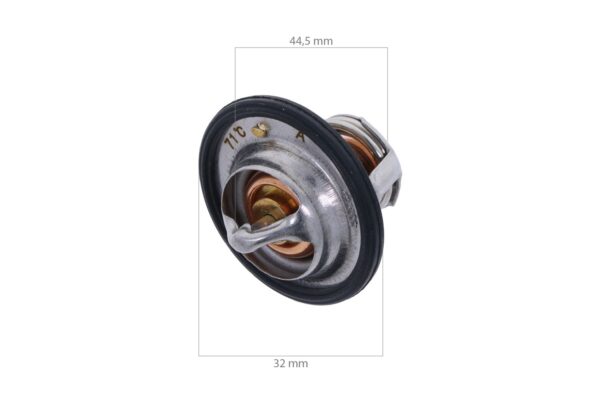 Termostato Yanmar 2T72, 3T72, 3T75, 3T80, 3T84, 3T90, 3TG72, 3TNA72, 3TNC80, 3TNE68, 3TNE74, 3TNV76, 3TNV80, Komatsu 3D72, 3D74, 3D75, 3D84 - Imagen 2