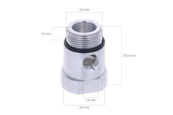 Adaptador de varilla de nivel de retorno hidráulico Yanmar - Imagen 2