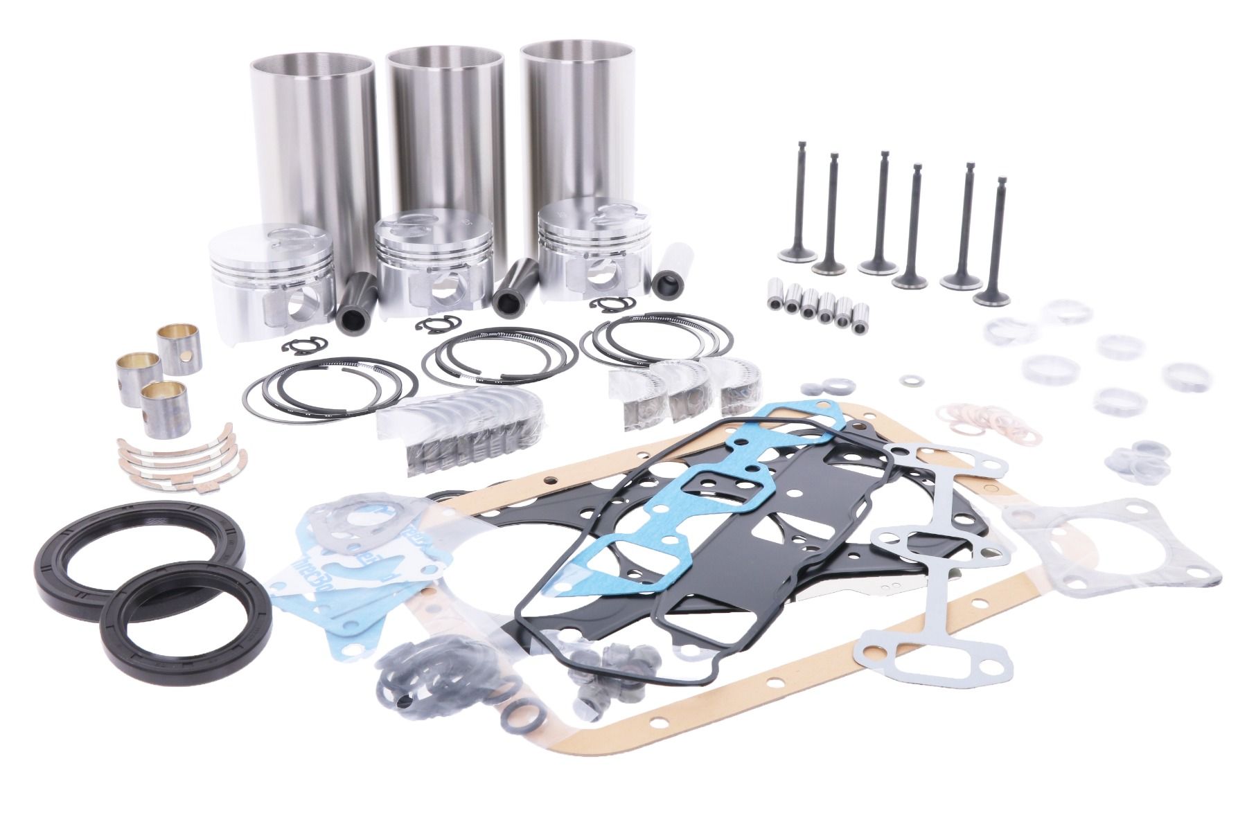 Kit de reacondicionamiento del motor Yanmar (inyección indirecta) 3TNE68, Komatsu 3D68E
